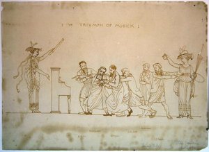 De triomf van muziek door Walter Crane